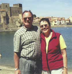 Thom and Lori at the beach.